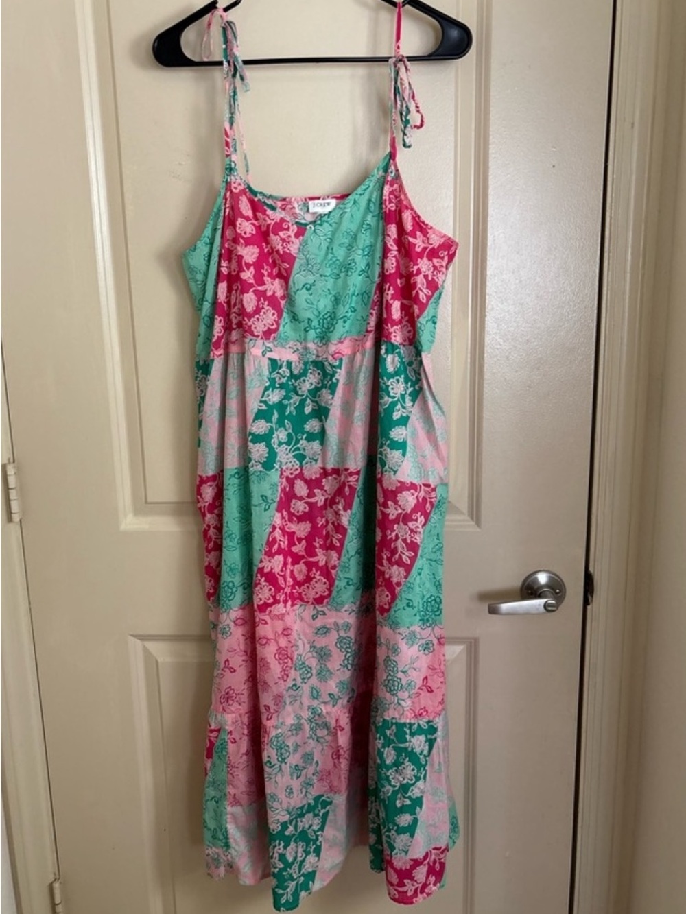 J. Crew Boho Floral Patchwork Sundress